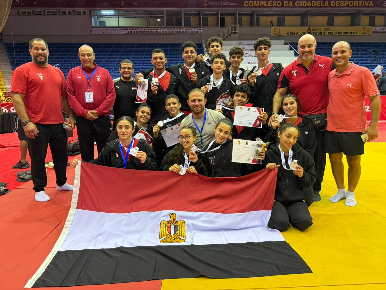 مصر ترفع رصيدها إلى 44 ميدالية في دورة الألعاب الأفريقية للشباب